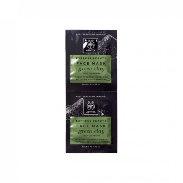Express Beauty Face Mask Green Clay Deep Cleansing