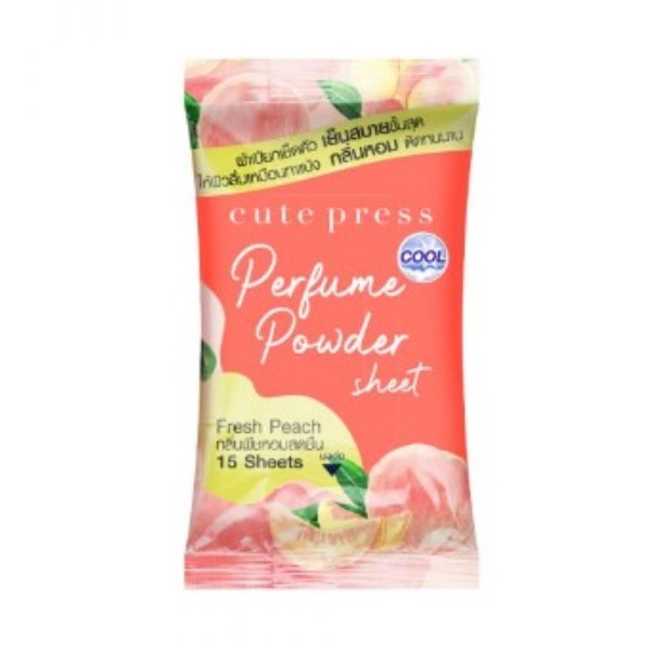 Perfume Powder Sheet Fresh Peach