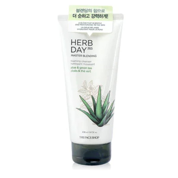 Herb Day 365 Master Blending Foaming Cleanser Aloe & Green Tea