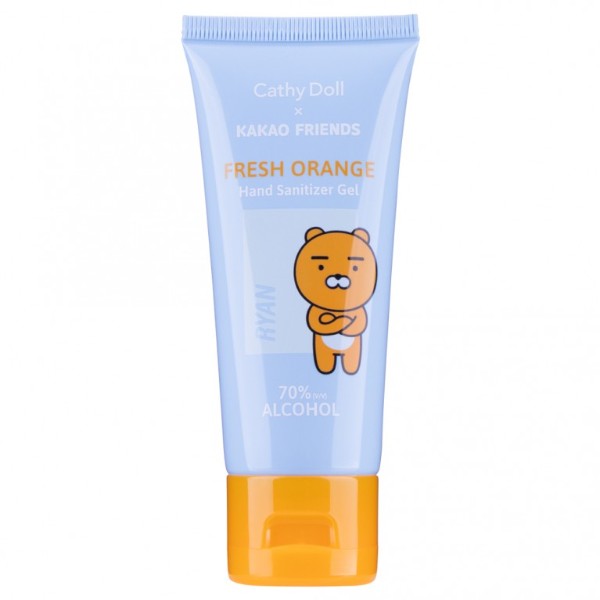 Kakao Friends Fresh Orange Hand Sanitizer Gel
