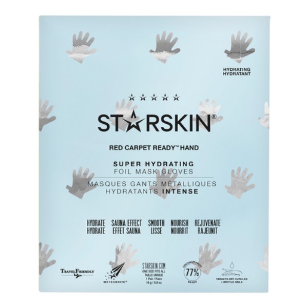 Red Carpet Ready Hand Super Hydrating Foil Mask Gloves