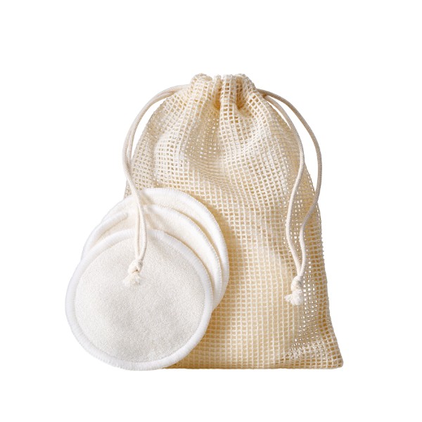 Reusable Cosmetic Rounds Made With Organic Bamboo Cotton