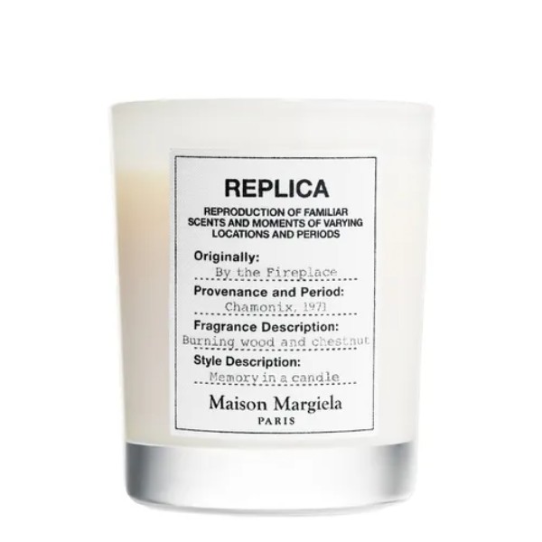 Replica By The Fireplace Candle