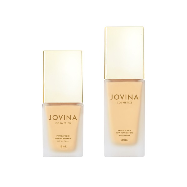 รองพื้น Jovina Perfect Skin Airy Foundation SPF30+ PA+++  (โจวีน่า เพอร์เฟ็คท์สกิน แอร์รี่ ฟาวเดชั่น )