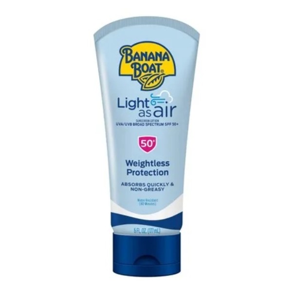 Light As Air Sunscreen Lotion UVA/UVB Broad Spectrum SPF 50+ Weightless Protection