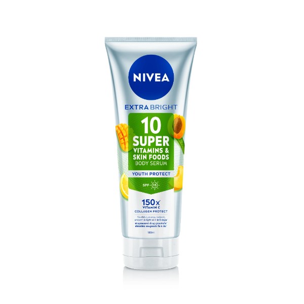 Extra Bright 10 Super Vitamins & Skin Foods Body Serum Youth Protect