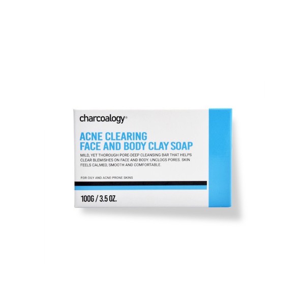 Acne Cearing Face And Body Clay Soap
