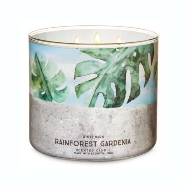 Rainforest Gardenia 3-Wick Candle