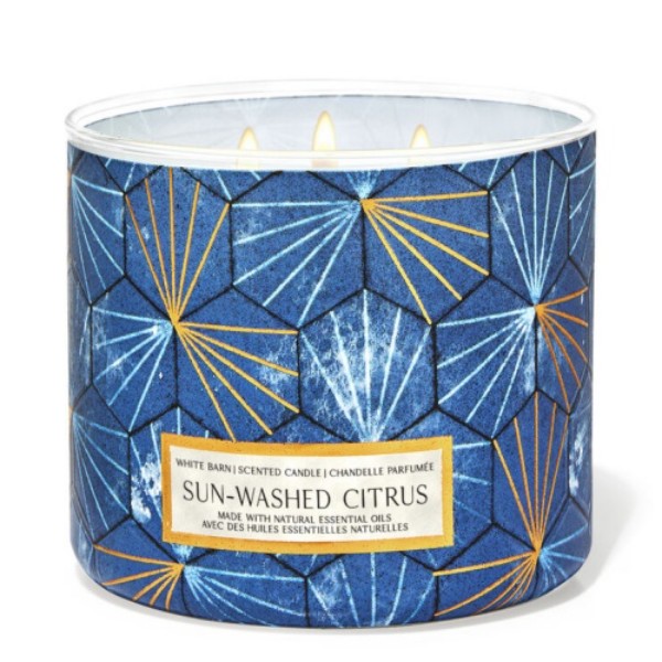 Sun-Washed Citrus 3-Wick Candle