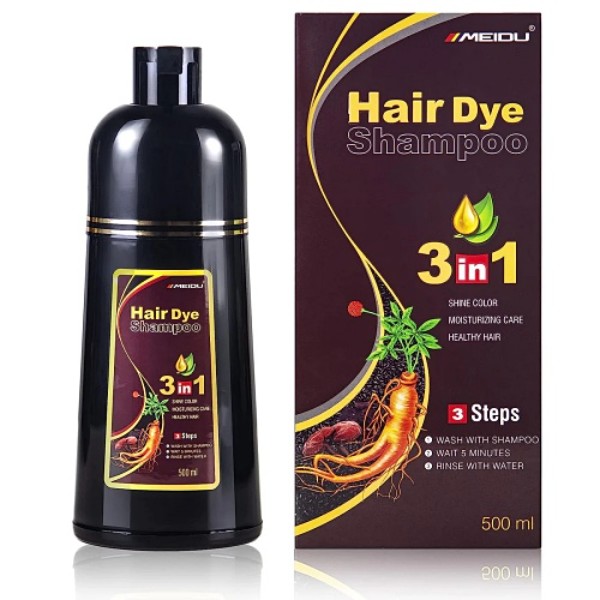Hair Dye Shampoo 3in1