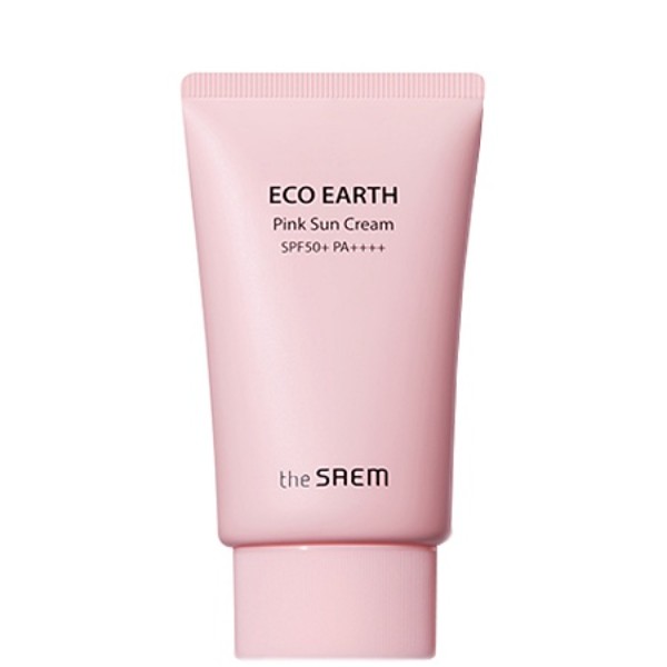 Eco Earth Pink Sun Cream SPF50+ PA++++