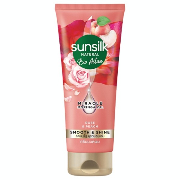 Natural Bio Active Rose & Peach Smooth & Shine Conditioner