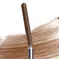 large volume-6°Curling Design #02 Brown