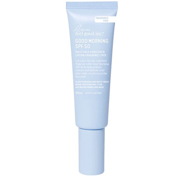 Good Morning SPF50 Face Sunscreen Fragrance Free