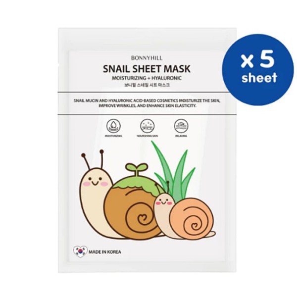 Snail Hyaluronic Sheet Mask