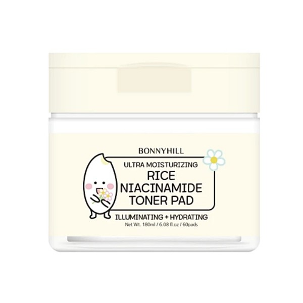 Ultra Moisturizing Rice Niacinamide Toner Pad