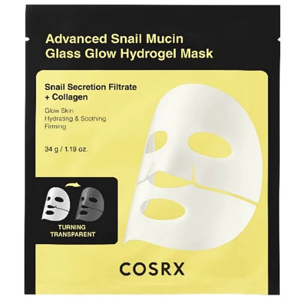 Advanced Snail Mucin Glass Glow Hydrogel Mask