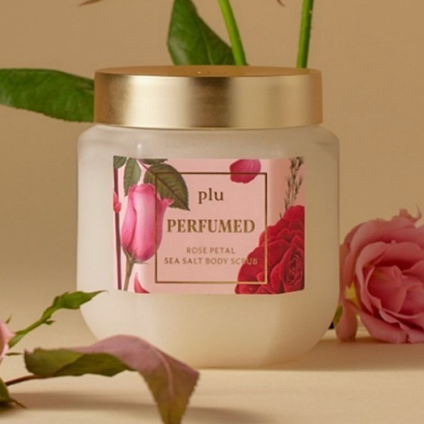 Perfumed Rose Petal Sea Salt Body Scrub