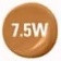 7.5W