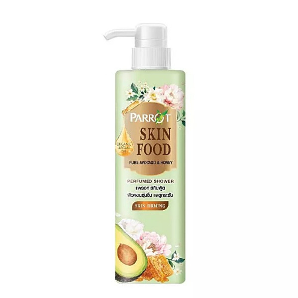 Parrot Shower Cream Skinfood Pure Avocado Honey