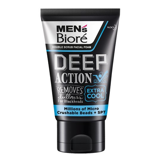 Men's Biore Double Scrub - Deep Action Extra Cool