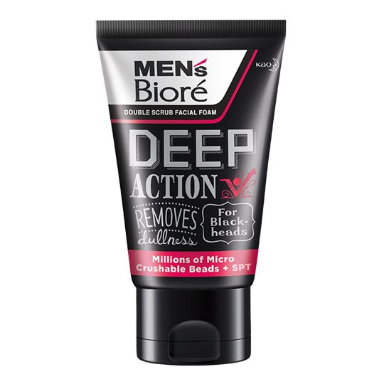 Men's Biore Double Scrub - Deep Action