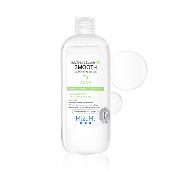 Multi-Micellar 4x Smooth Cleansing Water Acne
