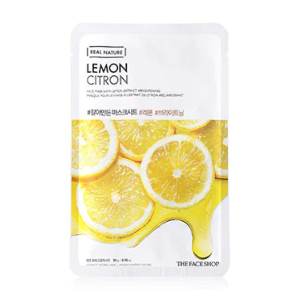 Real Nature Mask Sheet : Lemon