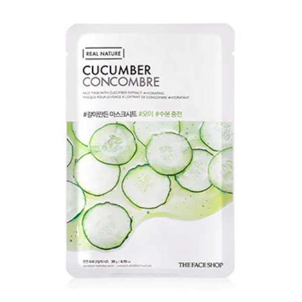Real Nature Mask Sheet : Cucumber