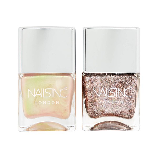 Champagne Shine Nail Polish Duo