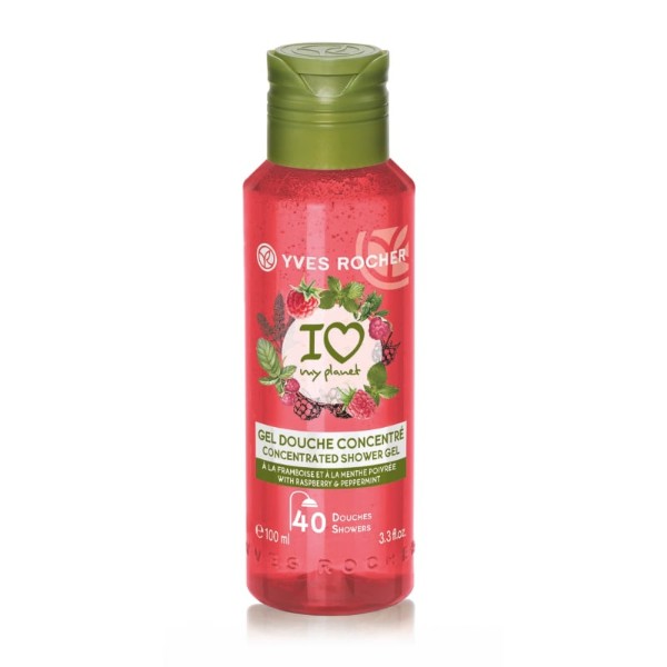 I Love My Planet : Concentrated Shower Gel - Energizing Raspberry Peppermint