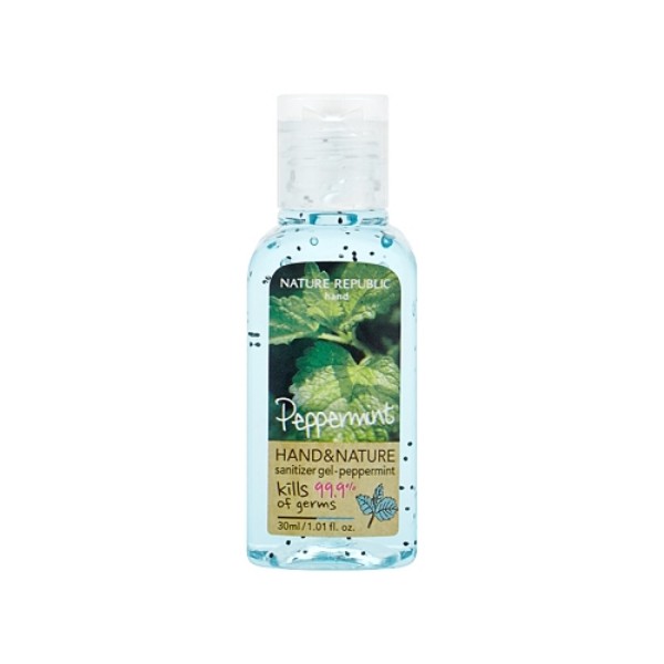 Hand and Nature Sanitizer Gel : Peppermint