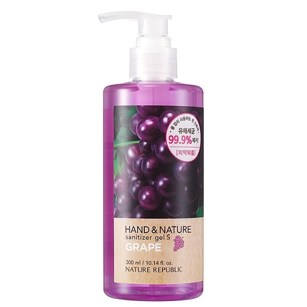 Hand and Nature Sanitizer Gel S : Grape