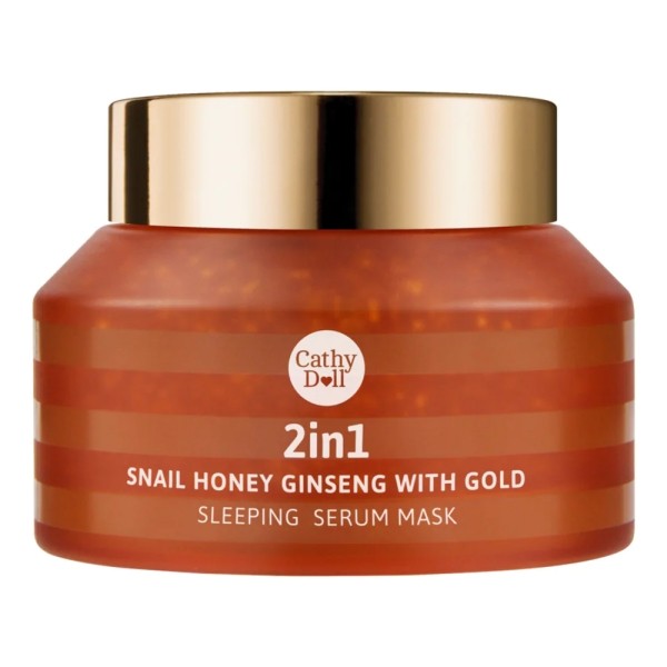 2in1 Snail Honey Ginseng wijt Gold Sleeping Serum Mask