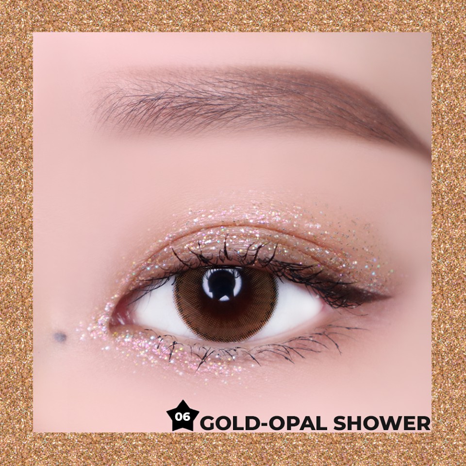 06 Gold opal shower