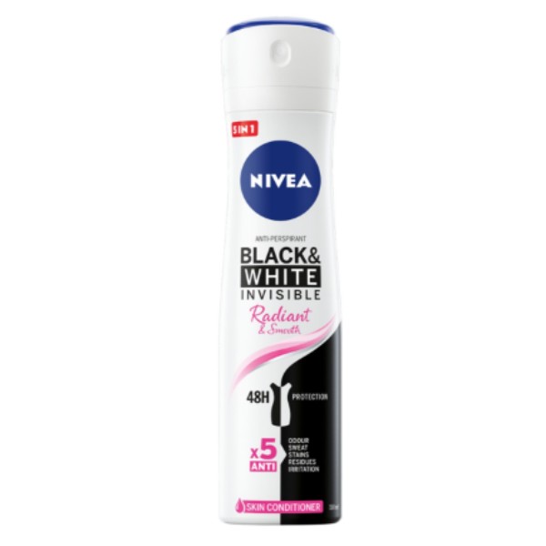 Black & White Invisible Radiant & Smooth Spray