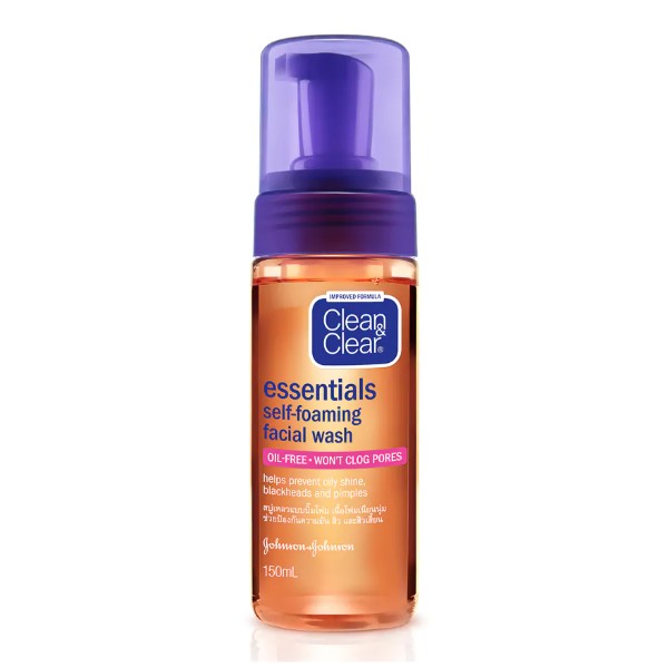 Essentials Self Foaming Facial Wash