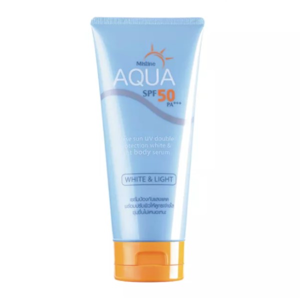 AQUA BASE SUN UV DOUBLE PROTECTION WHITE&LIGHT BODY SERUM SPF50 PA+++