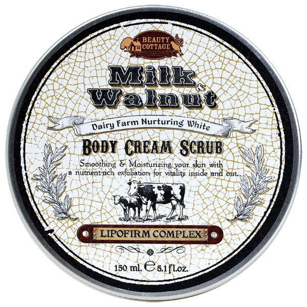 Milk & Walnut Dairy Farm Nurturing White Body Cream Scrub