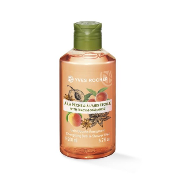 Energizing : Peach Star Anise Shower Gel