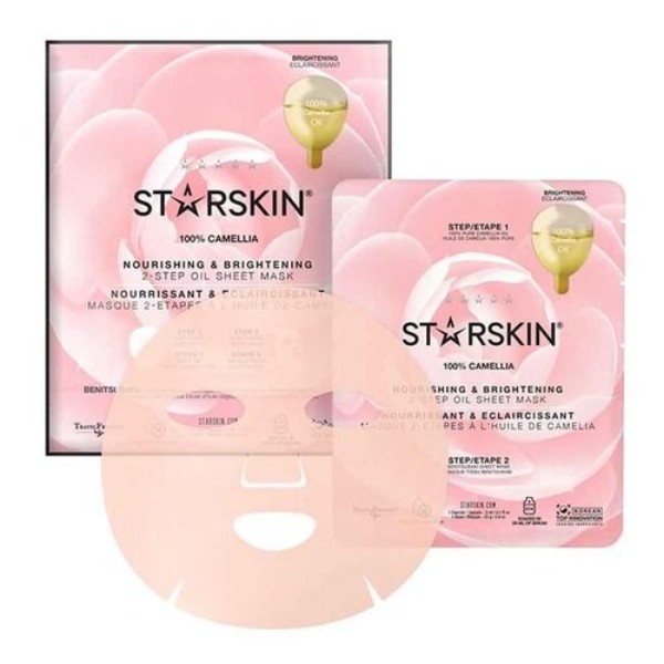 100% Camellia - Nourishing & Brightening 2-Step Oil Sheet Mask