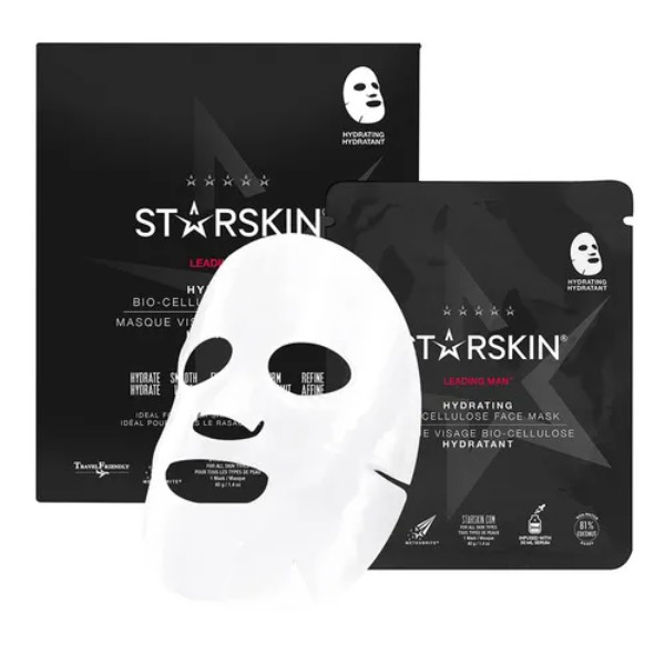 Leading Man™ Coconut Bio-Cellulose Second Skin Hydrating Face Mask