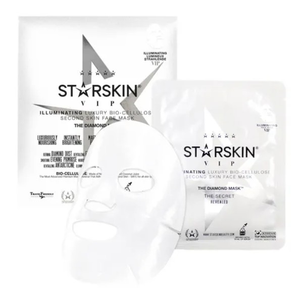 The Diamond Mask™ VIP Illuminating Luxury Bio-Cellulose Second Skin Face Mask