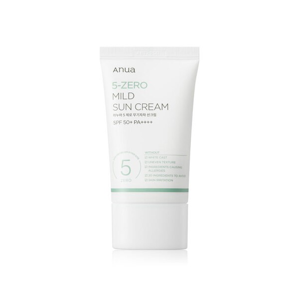 ANUA 5-Zero Mild Sun Cream