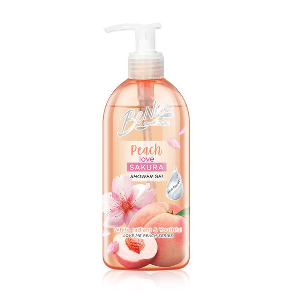 Love Me Peach Shower Gel Peach Love Sakura