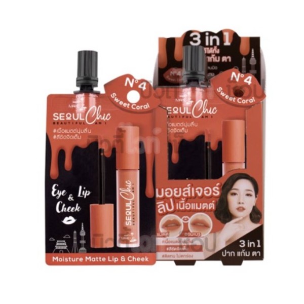 Make Up Pro Seoul Chic Moisture Matte Lip & Cheek