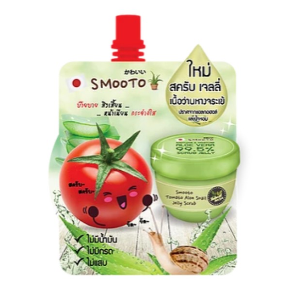 Tomato Aloe Snail Jelly Scrub