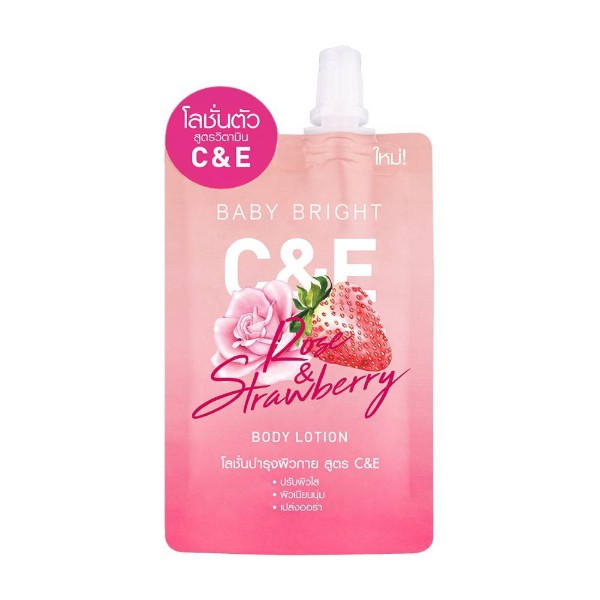 C&E Rose & Strawberry Body Lotion