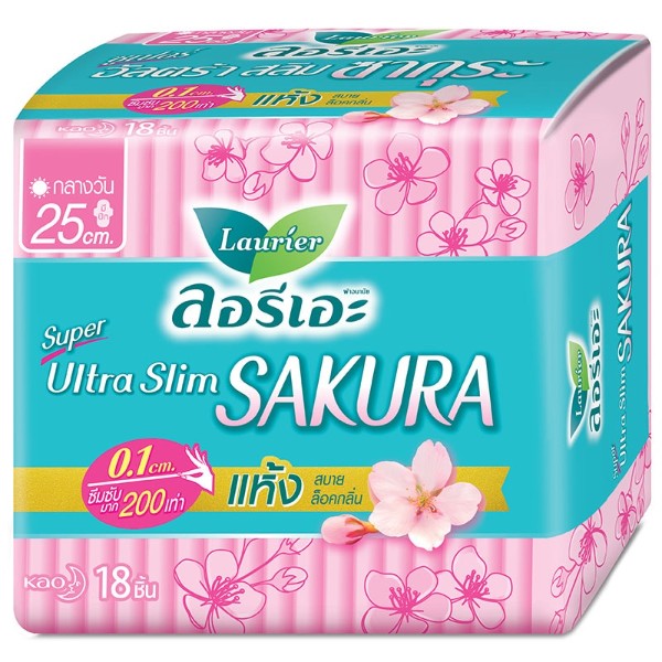 Super Ultra Slim Sakura 25 cm