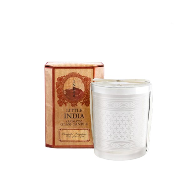 Little India Glass Candle
